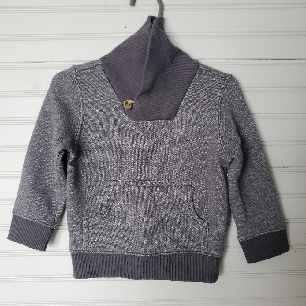 NWOT Crazy 8 Grey Crowlneck Sweatshirt, sz 18-24m